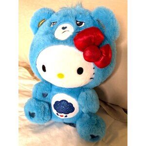 Basic Fun Care Bear X Sanrio Hello Kitty Grumpy Bear Red Bow Fun S 11” Plush Toy